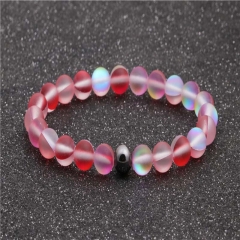 Wholesale Selling Moonstone Black Gallstone Bracelet Beaded Vendors