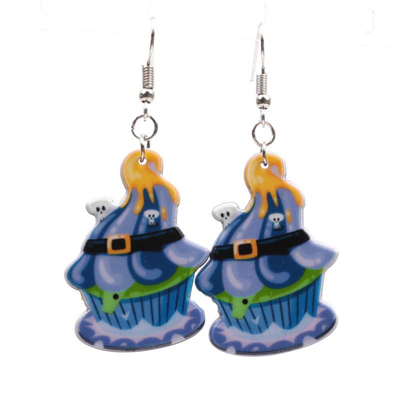 Style Ice Cream Witch Hat Earrings Distributor