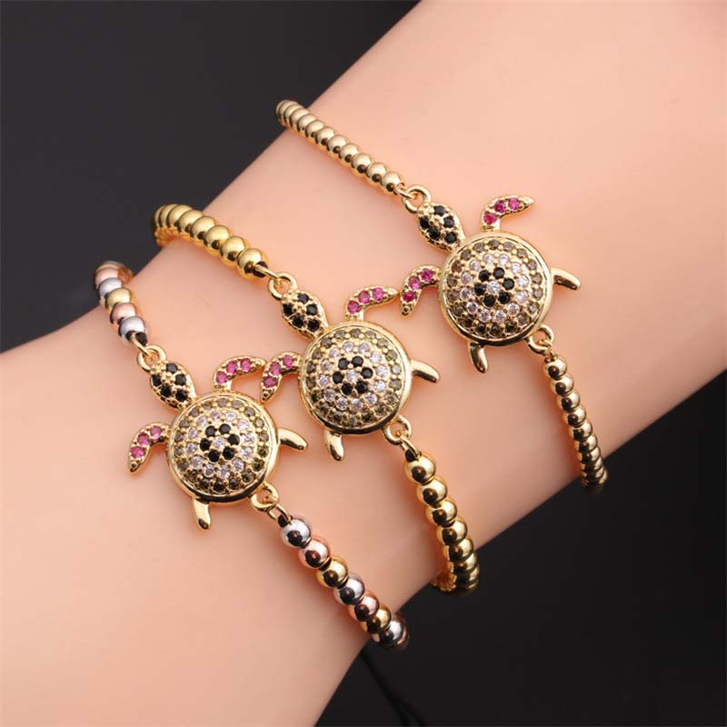 Jewelry  Style Zircon Tortoise Adjustable Bracelet Supplier