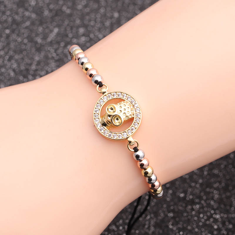 -selling Accessories Zircon Skull Men's Bracelet Manufacturer