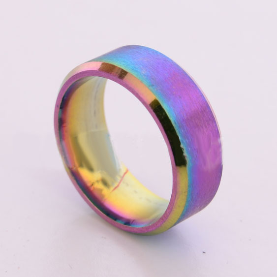 Classic Double Beveled Stainless Steel Ring Supplier