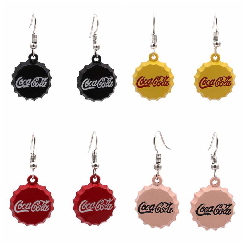 Style  Earrings Bottle Cap Earrings Fashionable And Chic Distributor