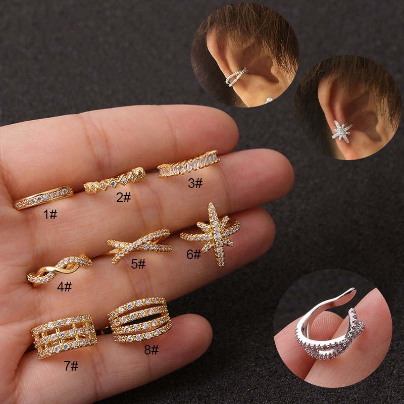 Stainless Steel Diamond Piercing Nose Ring Body Piercing Jewelry Manufacturer