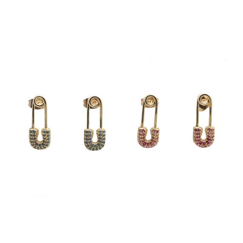 Wholesale Zircon Earrings, Paper Clip, Earrings Vendors