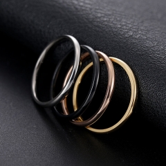 Wholesale 2mm Wide Ladies Titanium Steel Fingertip Ring Finger Ring Tail Ring Couple Ring