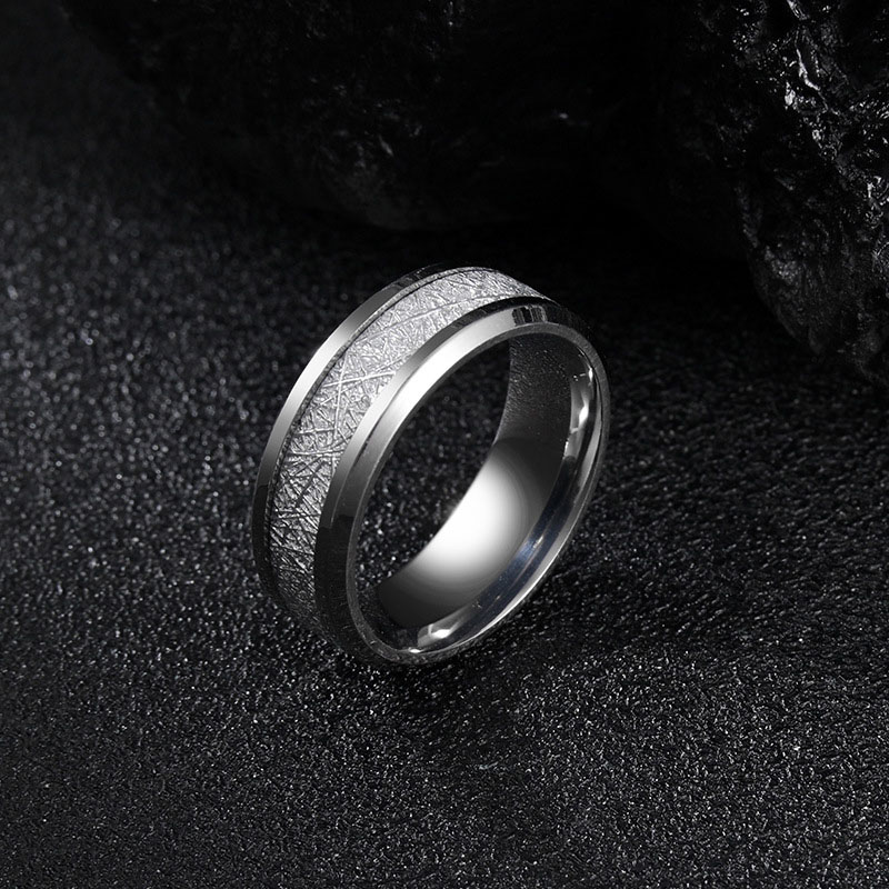 Wholesale Men's Titanium Steel Ring Fashion Jewelry