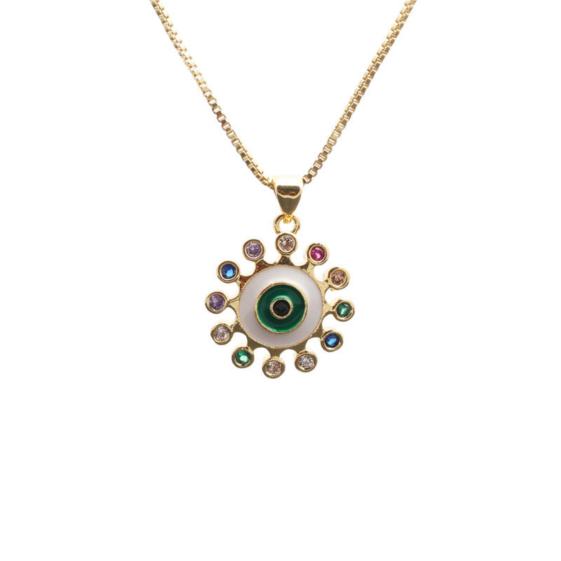Accessories Zircon Fishtail Devil's Eye Pendant Manufacturer