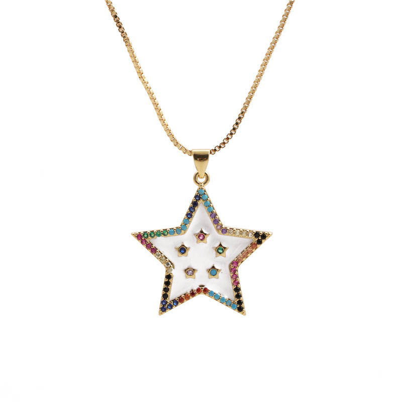 Zircon Moon Star Pendant Necklace Manufacturer