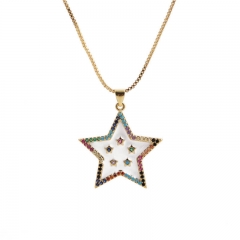 Zircon Moon Star Pendant Necklace Manufacturer