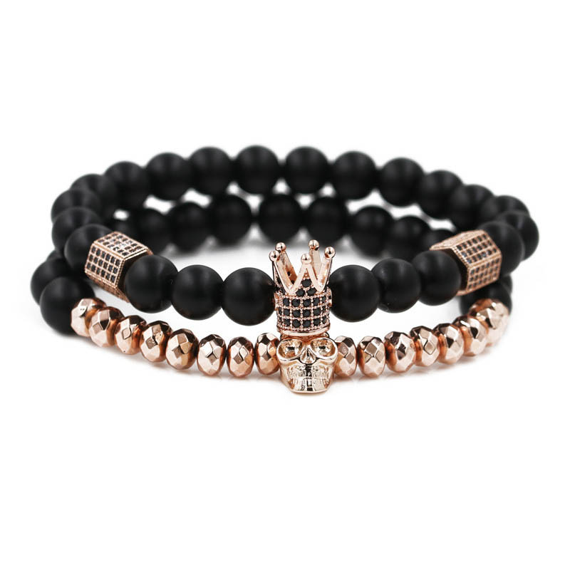 Wholesale Crown Skull Bracelet Men Vendors