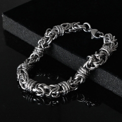 Wholesale Overbearing Boys Titanium Steel Bracelets Hiphop