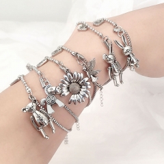 Wholesale Small Daisy Bracelet Female Movable Rabbit Animal