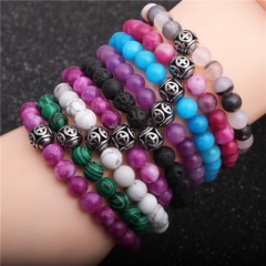 Wholesale Jewelry Jewelry Creative  Agate Stainless Steel Bracelet For Men Vendors
