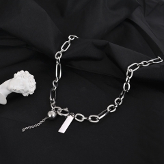 Titanium Steel Chain Accessories Small Ball Pendant Sweater Chain Distributor