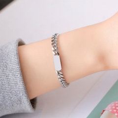 Titanium Steel Bracelet Female Hiphop Couple Fashion Simple Hand Jewelry Female Distributor