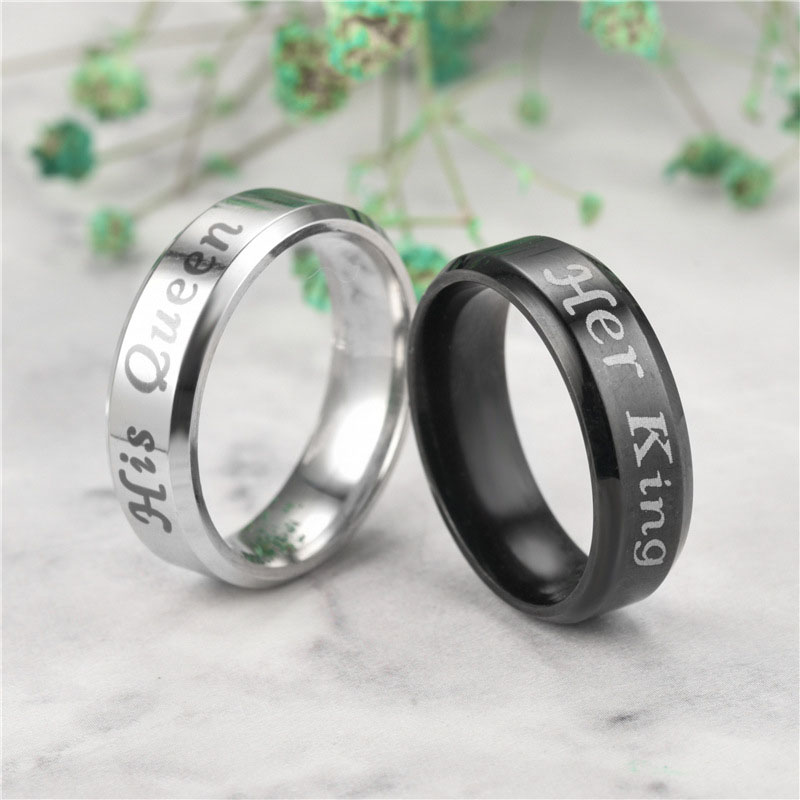 Stainless Steel Couple Ring Titanium Steel Ring Distributor