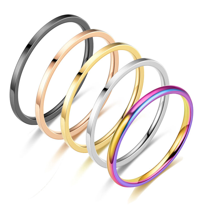 Wholesale Fashion Stainless Steel Ring Fine Tail Ring Jewelry