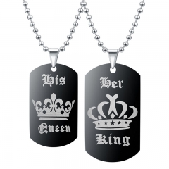 Wholesale Crown Valentine's Day Gift Fashion Couple Tag Vendors