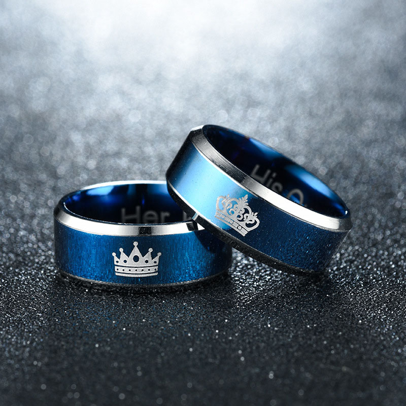 Wholesale Queen Fashion Couple Ring Vendors