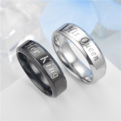 Wholesale Queen Fashion Couple Ring Pair Ring Vendors