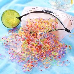 Wholesale Hair Accessories For Little Girls Color Jelly Color Hair Ring Cute