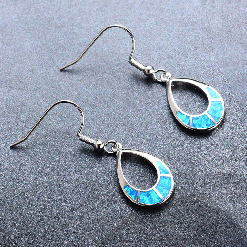 Wholesale S925 Earrings Four Pieces Of Australian Treasure Teardrop Earrings