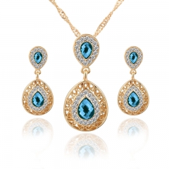 Earrings Necklace Set Combination Of Crystal Earrings Drop Models Pendant Distributor