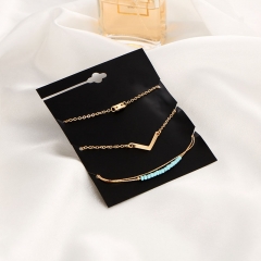 3-piece Set Bracelet Bohemian Rice Beads Alloy Bracelet Distributor