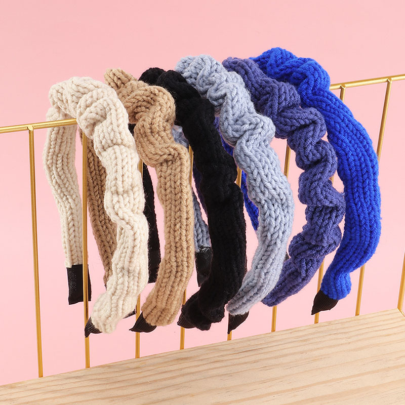 Korean Autumn And Winter Candy Color Cute Wool Thin Headband Manufacturer