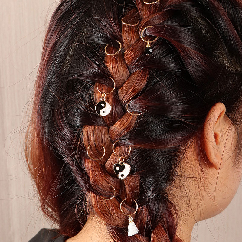 Dirty Braided Hair Buckle Set Love Flower Hair Accessories Manufacturer