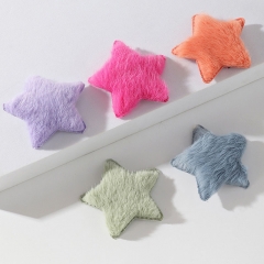 Five-pointed Star Plush BB Clip Korean Version Cute Simple Personality Manufacturer