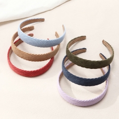 Corduroy Headband Wide-brimmed Retro Fashion Headband Korea Autumn Manufacturer