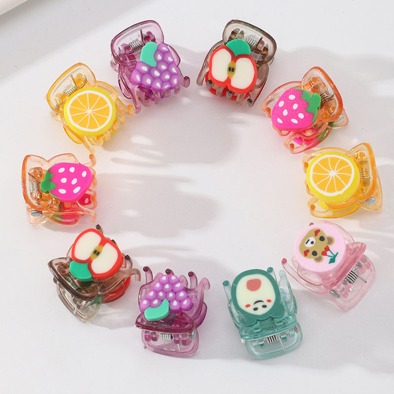 Candy-colored Raw Mini Small Catch Clip Sweet Princess Trumpet Hair Accessories Manufacturer