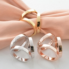 Wholesale Pure Copper Real Gold Scarf Buckle High-end Simple Fashion Vendors