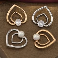 Jewelry Spot Diamond Pearl Zircon Alloy Scarf Buckle Distributor
