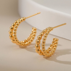 Cuba Earrings C-shaped Round Bead Earrings Ins Trend Distributor