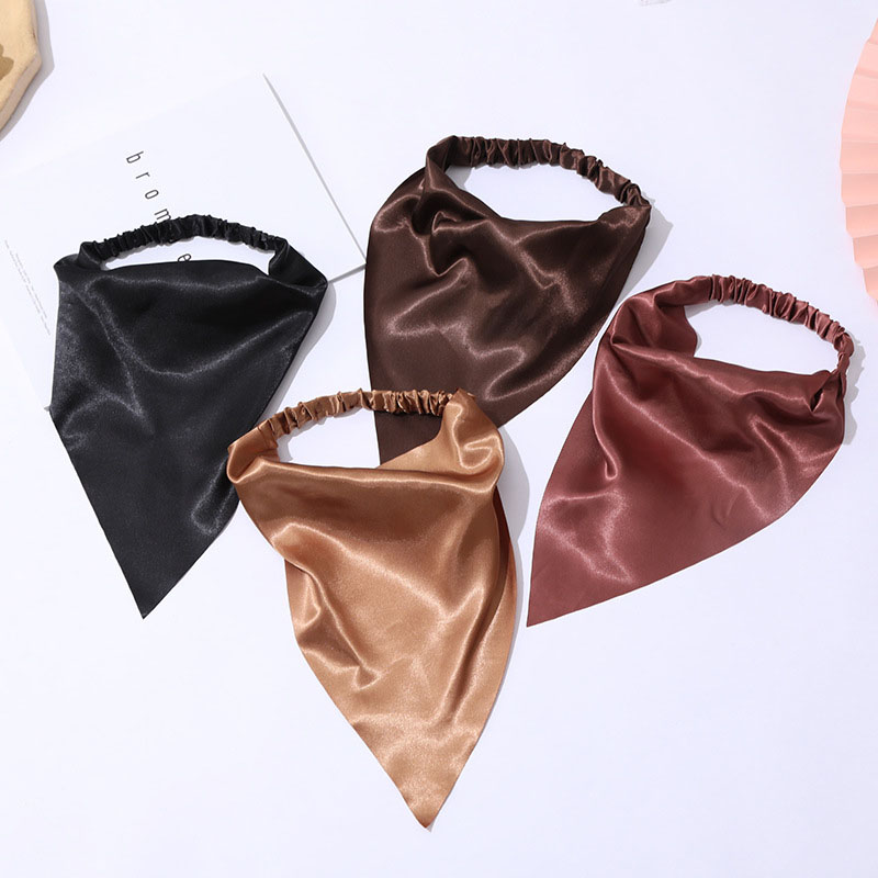 Wholesale Headscarf Elastic Band Elastic Hairband Triangle Scarf