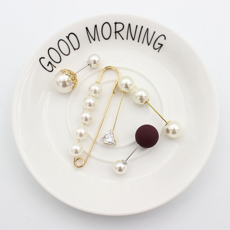 Korean Imitation Pearl Anti-gloss Brooch Manufacturer