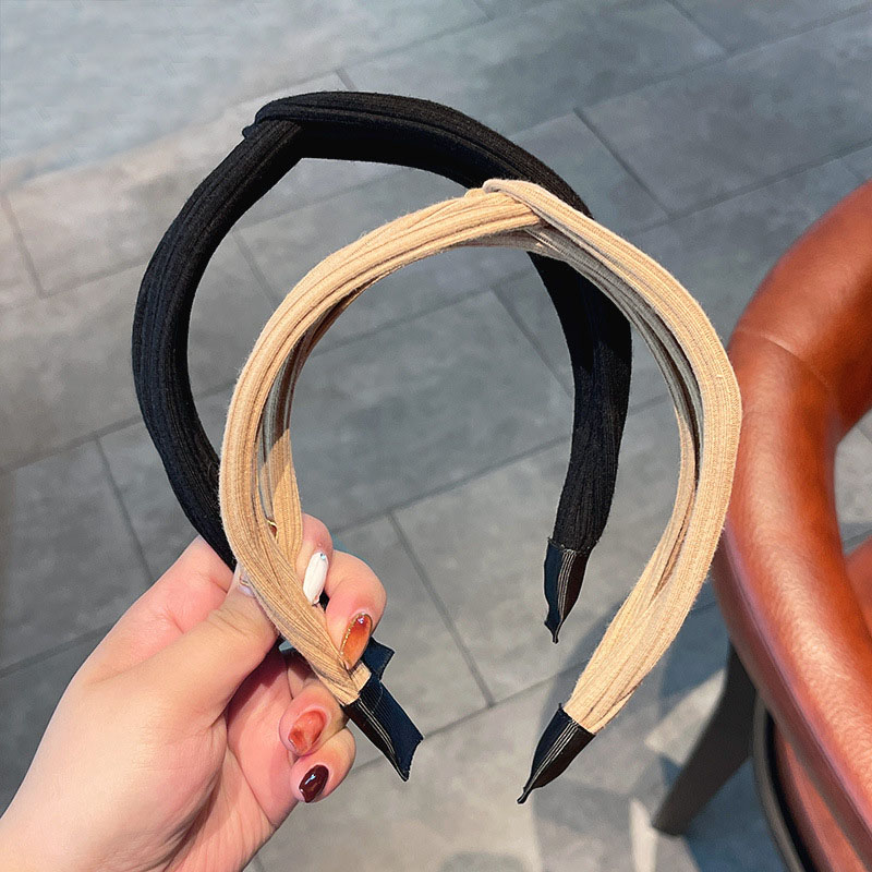 Wholesale Korean Retro Simple Knotted Broadside Headband