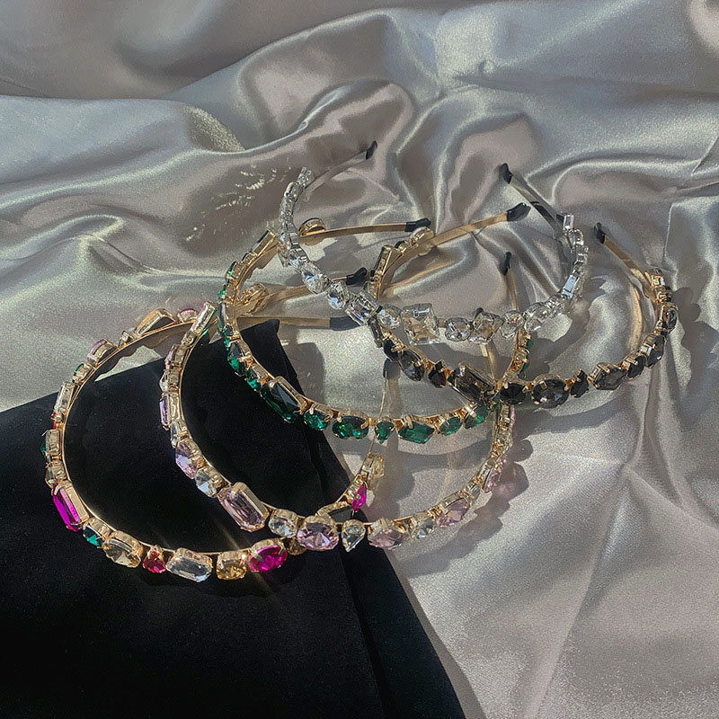 Wholesale The  Alloy Diamond Flower Hair Band Daily Out Hair Accessories