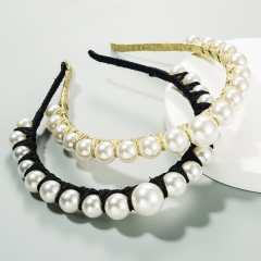 Ins Set Pearl Hair Band Headband Winding Thin Edge Hair Accessories Fashion Supplier