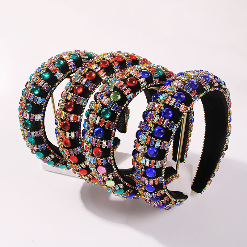Wholesale Fashion Baroque Luxury Headband  Selling Diamond Palace Hair Accessories Vendors