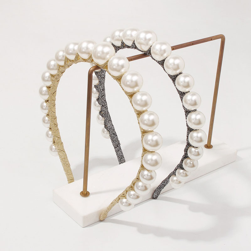 Fashion  Headband Imitation Pearl Hair Accessories Palace Manufacturer