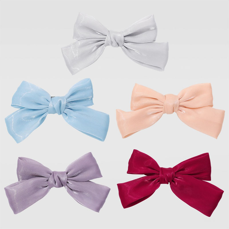 Step Into Jewelry Satin Bow Hairpin Sweet And Fashionable Manufacturer