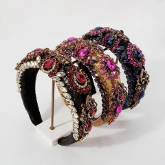 Baroque Headband Court Sequins Diamond Hair Accessories Vintage Manufacturer