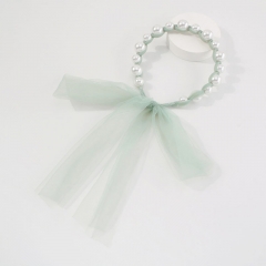 Pearl Streamer Fairy Headband Bow Lace Weaving Manufacturer