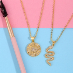 Jewelry Necklace Creative Fashion Round Eye Pendant Distributor