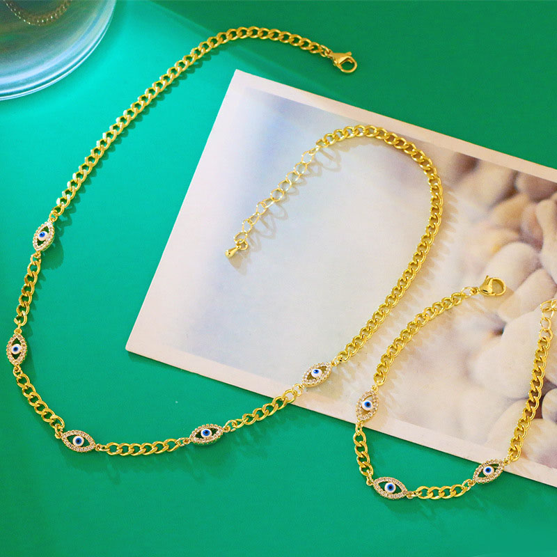 Cuba Necklace Collarbone Chain Simple Hip-hop Bracelets Distributor