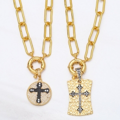 Cross Pendant Exaggerated Hip-hop Necklace Supplier