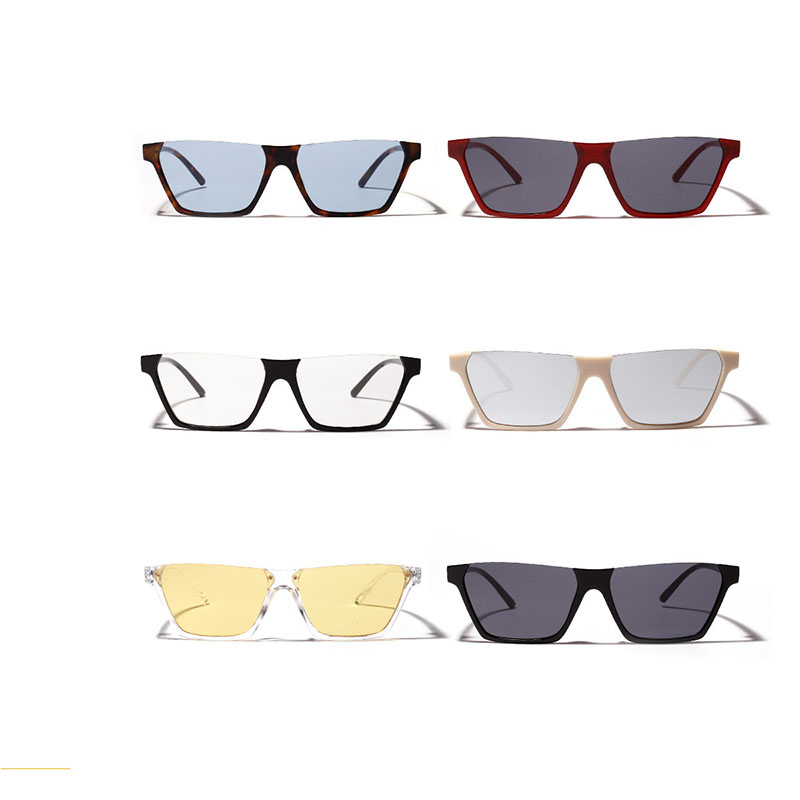Wholesale Square Frame Sunglasses Flow Hip-hop Small Frame Glasses Vendors
